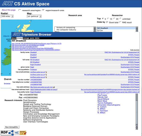 CS AktiveSpace person provenance